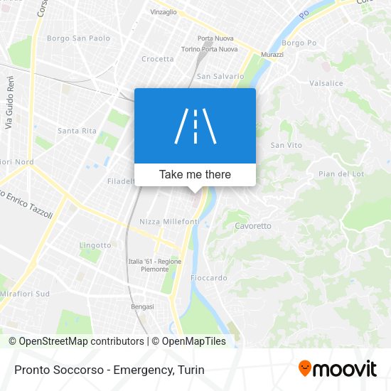 Pronto Soccorso - Emergency map