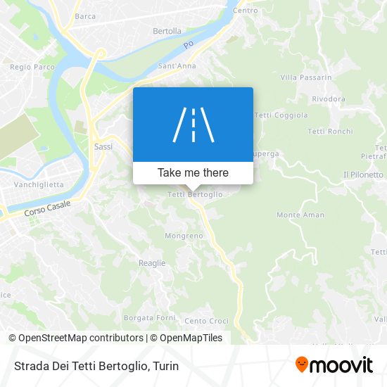 Strada Dei Tetti Bertoglio map
