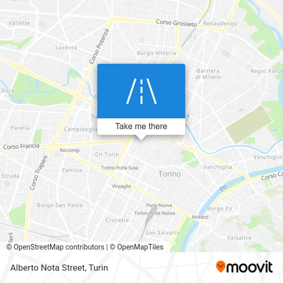 Alberto Nota Street map