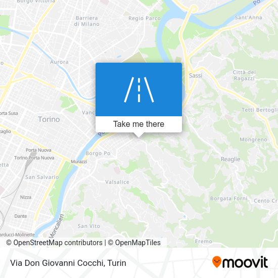 Via Don Giovanni Cocchi map