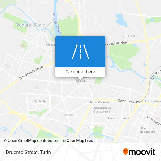 Druento Street map