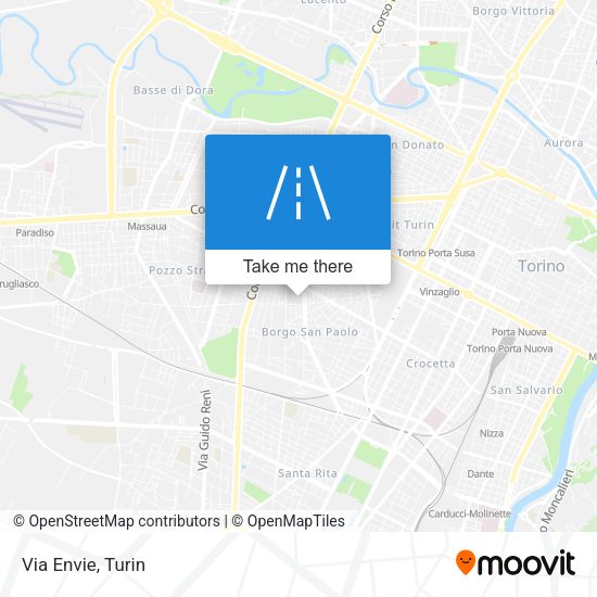 Via Envie map