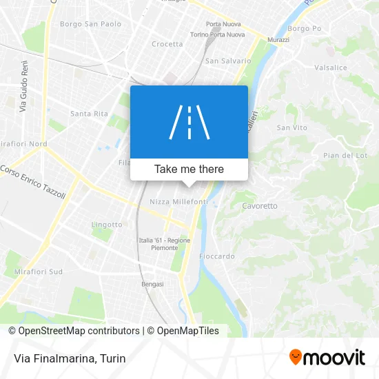 Via Finalmarina map