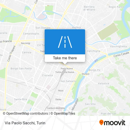 Via Paolo Sacchi map