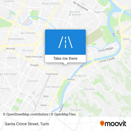 Santa Croce Street map