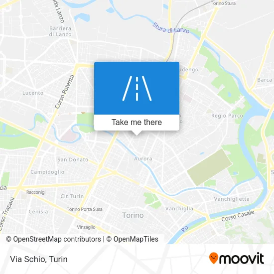 Via Schio map