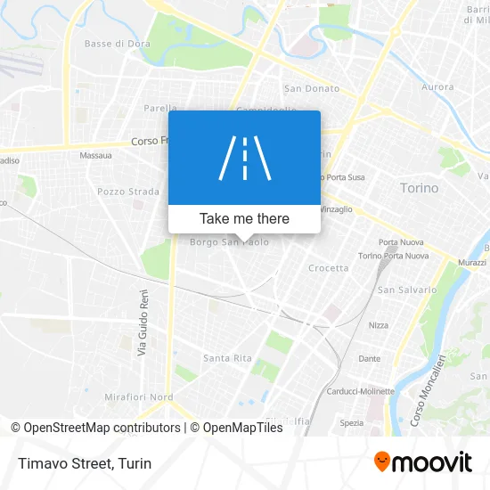 Timavo Street map