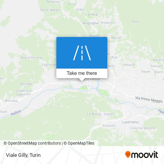 Viale Gilly map