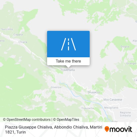 Piazza Giuseppe Chialiva, Abbondio Chialiva, Martiri 1821 map