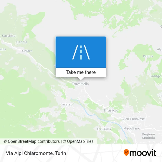 Chiaromonte Alps Street map