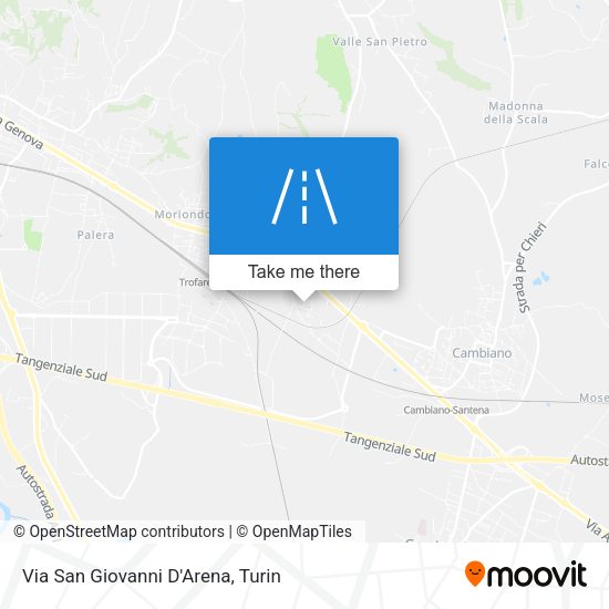 Via San Giovanni D'Arena map