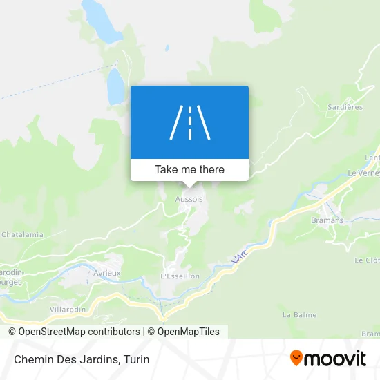 Chemin Des Jardins map