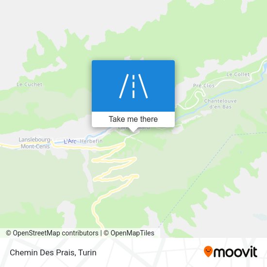 Chemin Des Prais map