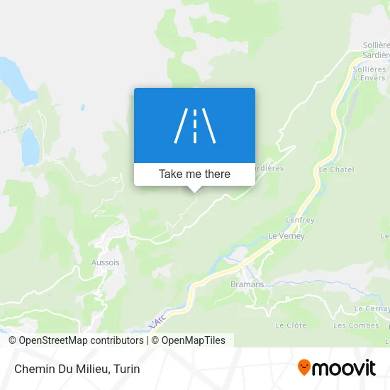 Chemin Du Milieu map
