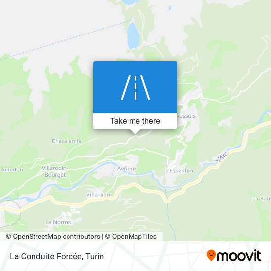 La Conduite Forcée map