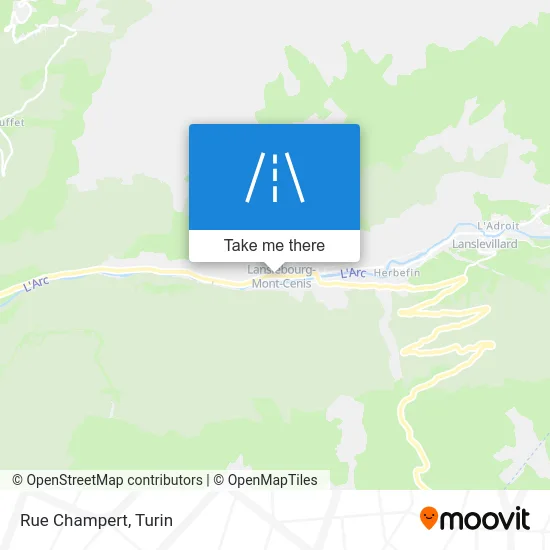 Rue Champert map