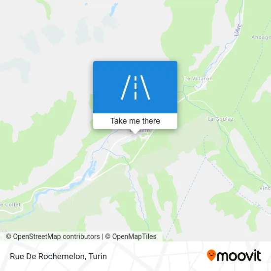 Rochemelon Street map