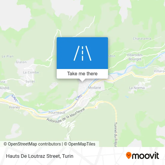 Hauts De Loutraz Street map