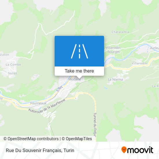 Rue Du Souvenir Français map
