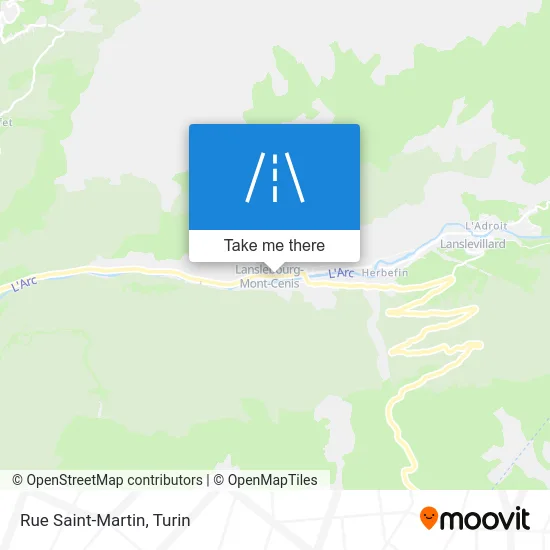 Saint Martin Street map