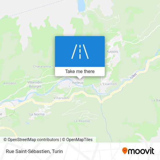 Rue Saint-Sébastien map