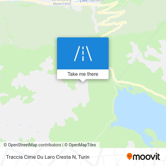 Traccia Cime Du Laro Cresta N map