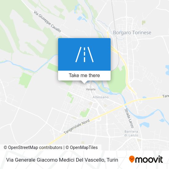 Via Generale Giacomo Medici Del Vascello map