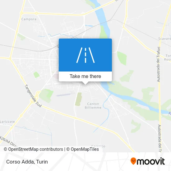 Corso Adda map