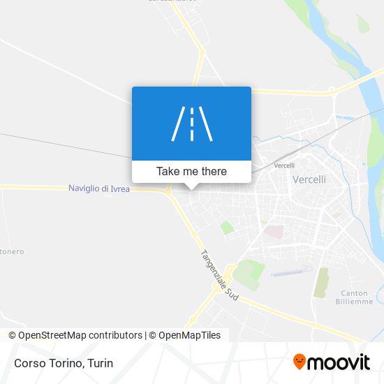 Corso Torino map