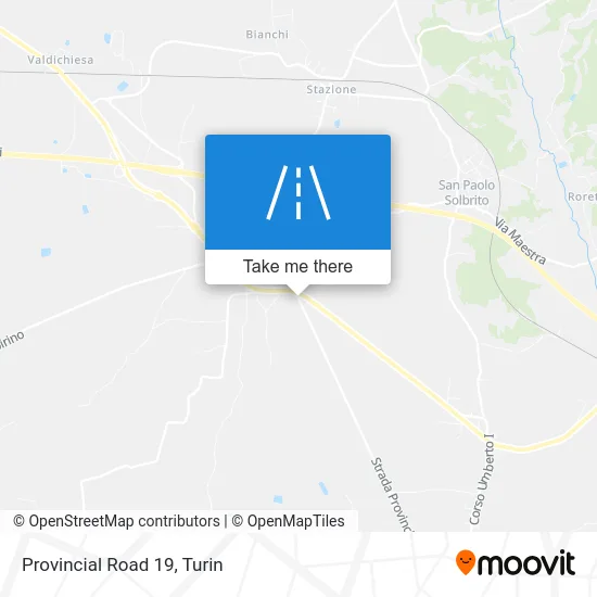 Provincial Road 19 map