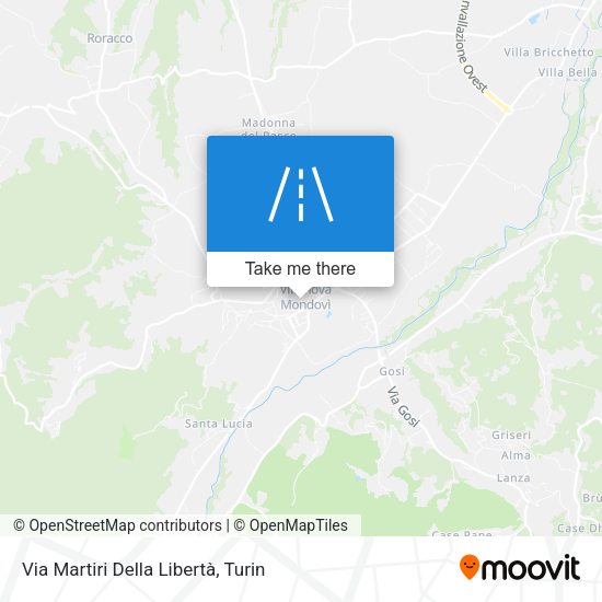 Via Martiri Della Libertà map