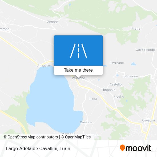 Largo Adelaide Cavallini map