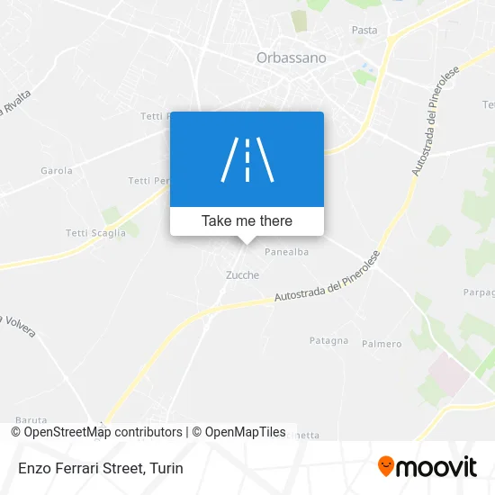 Enzo Ferrari Street map