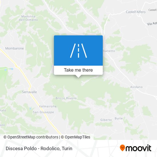 Discesa Poldo - Rodolico map