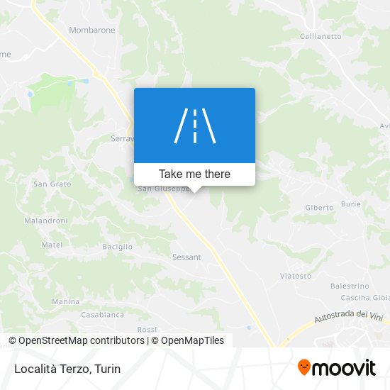 Località Terzo map