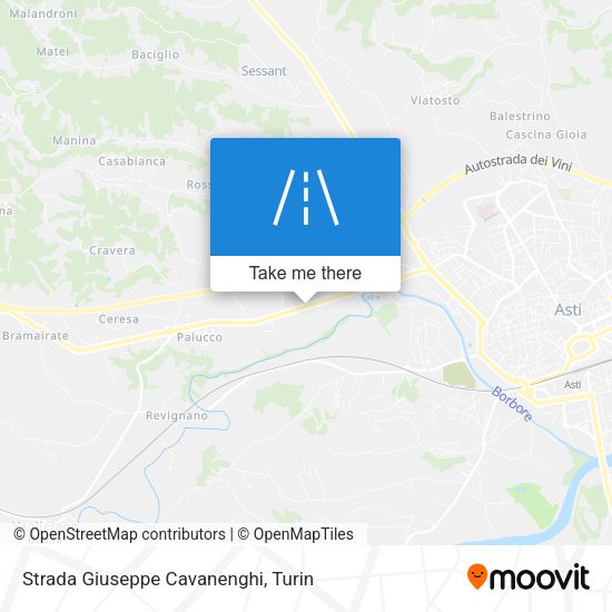 Strada Giuseppe Cavanenghi map