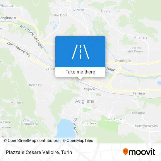 Piazzale Cesare Valloire map