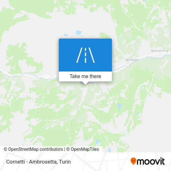 Cornetti - Ambrosetta map