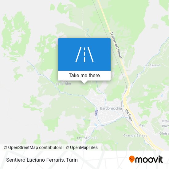 Sentiero Luciano Ferraris map