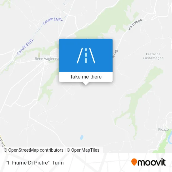 "Il Fiume Di Pietre" map