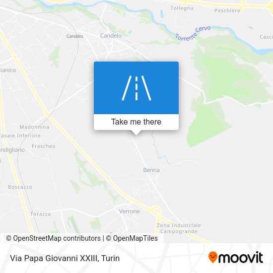 Via Papa Giovanni XXIII map