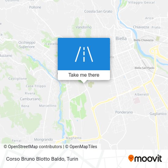 Corso Bruno Blotto Baldo map