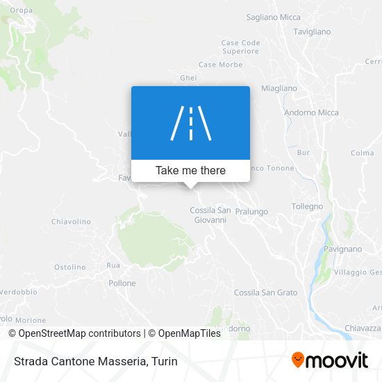 Strada Cantone Masseria map