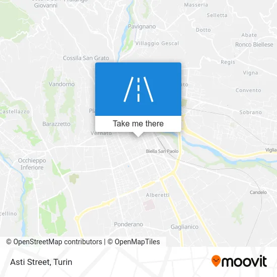 Asti Street map