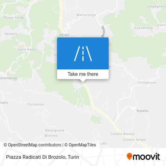 Piazza Radicati Di Brozolo map