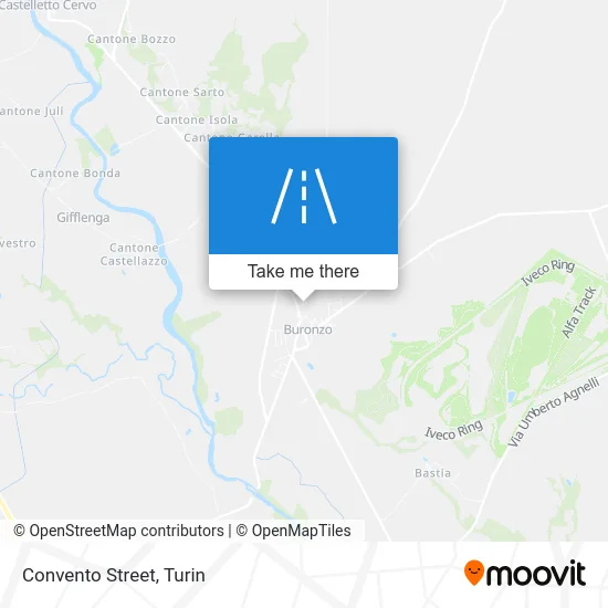 Convent Street map