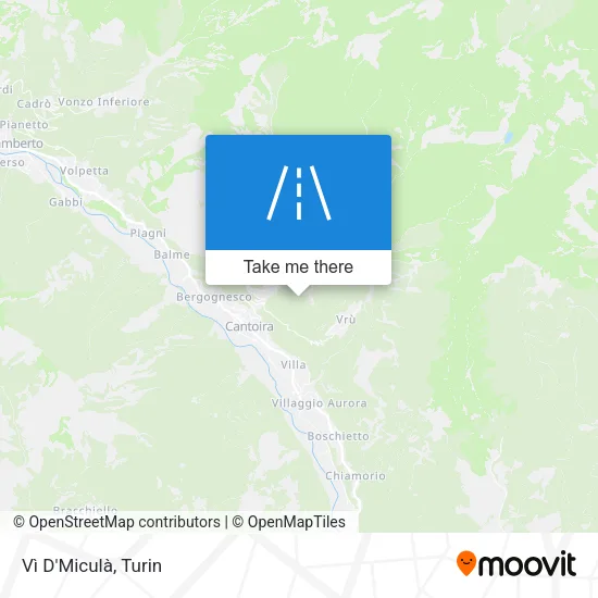 Vì D'Miculà map