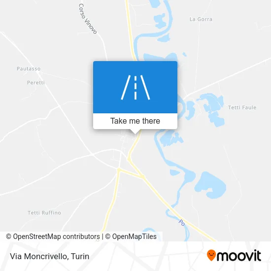 Via Moncrivello map