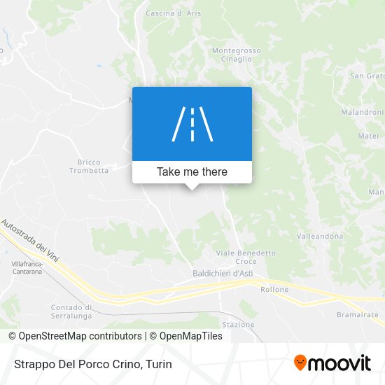 Strappo Del Porco Crino map