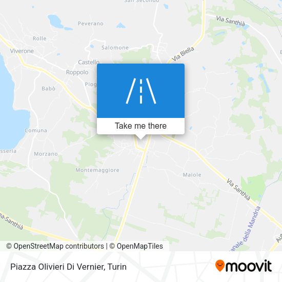 Piazza Olivieri Di Vernier map